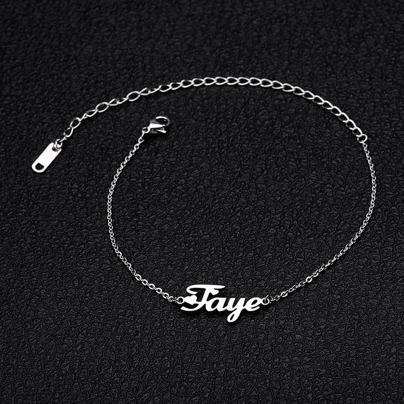 Custom Name Anklet